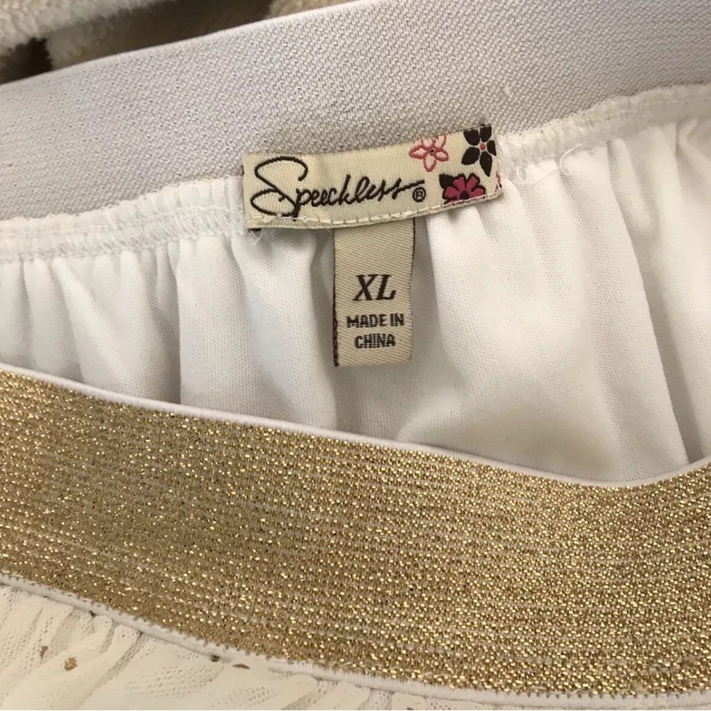 🩰✨ $60 Speechless Girls Cream Tulle Midi Skirt XL 13-14 Youth 25” Long EUC - Picture 11 of 13